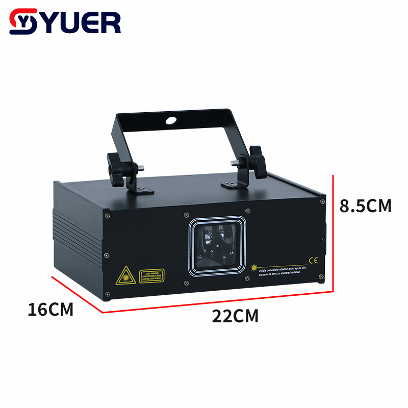 YUER™ 2W 3W 5W RGB Laser Light Starry Sky Effect DMX512 Sound Control For DJ Disco Party Bar Club Wedding Stage Effect Lighting