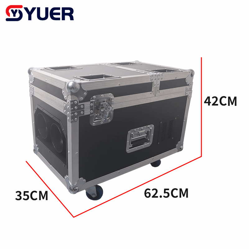 YUER™ New 5000W Double Head Water Mist Machine Fog machine Stage Special Effects Equipment DMX512 For DJ Disco Party Bar Club Wedding Stage Lighting