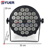 YUER™️ Aluminum Alloy LED Par Light 30X10W RGBW Quad Color LED Par Cans With 4/8 DMX Channels Stage Dj Disco Party Events Lighting