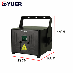 YUER™ 5W 6W RGB Animation Battery Laser Light With Bluetooth APP ILDA Control Pattern Effect For DJ Disco Party Bar Club Wedding Stage Lighting