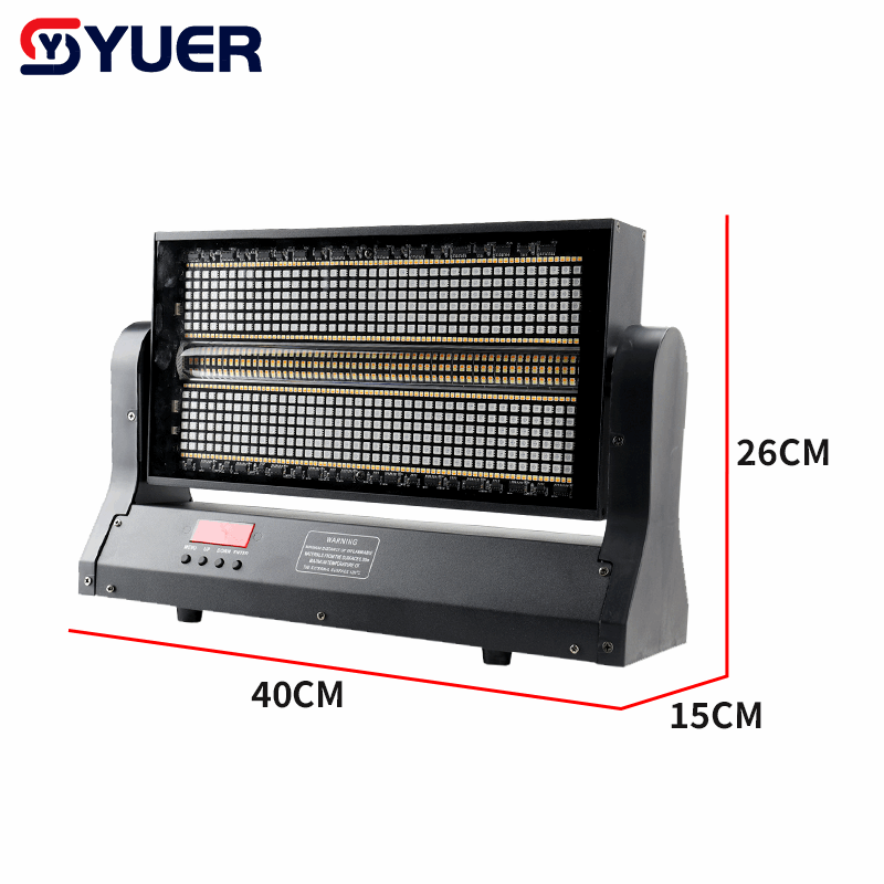 YUER™ 60+100 Segment RGB Warm/Cold White Moving Head Strobe Light Horse Racing Flash Effect DMX512 Control For DJ Disco Party Bar Club Wedding Stage Effect Lighting