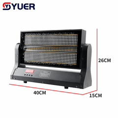 YUER™ 60+100 Segment RGB Warm/Cold White Moving Head Strobe Light Horse Racing Flash Effect DMX512 Control For DJ Disco Party Bar Club Wedding Stage Effect Lighting