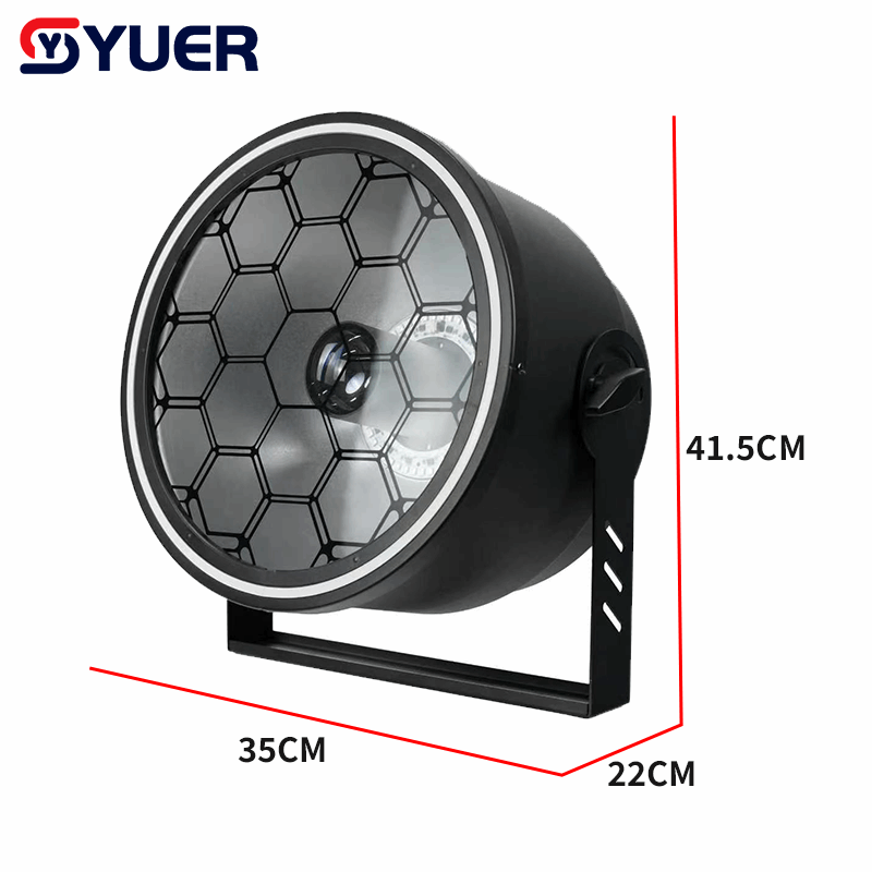 YUER™ 80W RGBW 4in1 Beam + 48X2W RGB Retro Backlight With RGB Ring Wash Effect Stage Lighting DMX512 For DJ Disco Club Wedding Party Bar