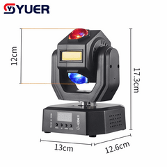 YUER™ 12x3W +3x10W Gold Strobe Moving Head Light Beam Strobe Effect DMX512 Sound Control For DJ Disco Party Bar Club Wedding Stage Effect Lighting