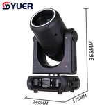 YUER™️Upgraded Version LED 250W Moving Head Light With Ring Beam Spot 18 Rotating Prisms Focus Frost Rainbow Effect DMX For Stage Light Disco Dj