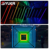 YUER™️ SMD 5050 RGB 3IN1 288 LED Pixel Light DMX 512 Control DJ Stage Party Disco Effect Wash Light  IC Digital Tube In Full Colour