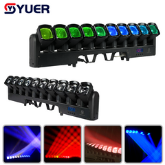 YUER™ 10X40W LED RGBW 4in1 Swing Beam 10 Head Moving Head Light DMX512 For DJ Disco Bar Live Show Concert Stage Lighting