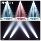 YUER™️ NEW Profession 380W 20R Beam Spot Wash Moving Head Light Double Prism Zoom DMX512 For Disco DJ Music Ball Party Nightclub