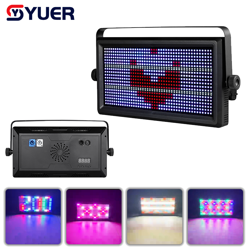 YUER™  135+30 Segments RGB +White Strobe Light Wash Effect DMX512 Sound Control For DJ Disco Party Bar Club Wedding Stage Lighting