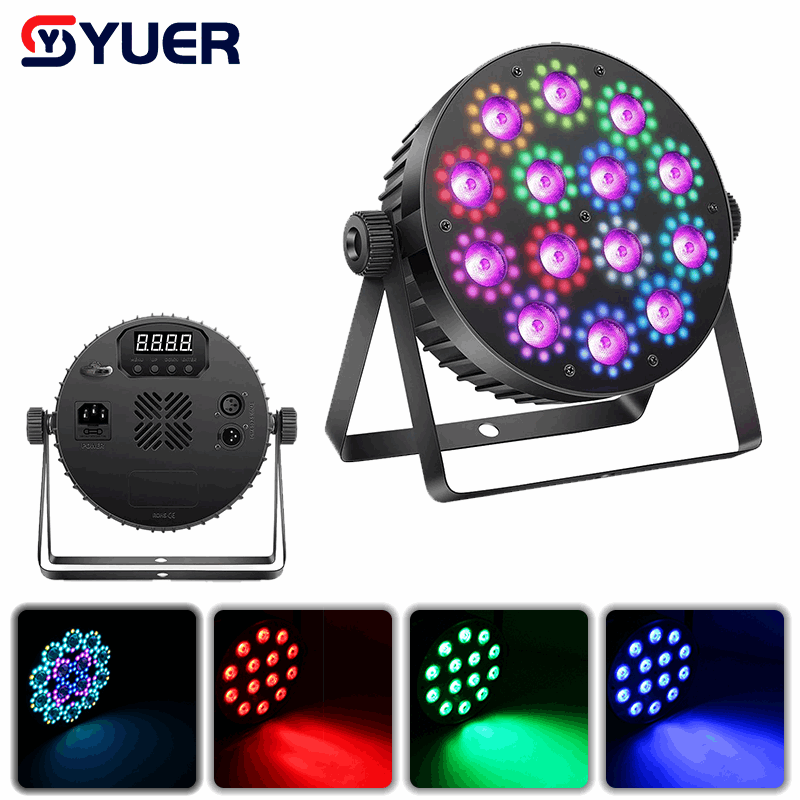 YUER™ 14x6W RGBW 4in1+140pcs 5050RGB LED Par Light Wash Pixel Effect DMX512 Remote Control For DJ Disco Party Bar Club Wedding Stage Lighting