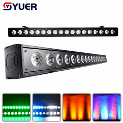 YUER™ 18x10W RGBW 4in1 LED Wall Washer Light Point Control Wash Effect DMX512 Sound For DJ Disco Party Bar Club Wedding Stage Lighting