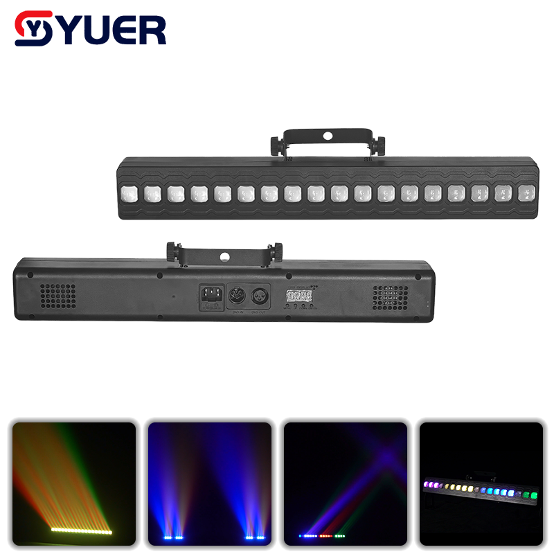 YUER™ 18x3W RGB Light Curtain Light Point Control Wash Effect DMX512 Remote Control For DJ Disco Party Bar Club Wedding Stage Lighting