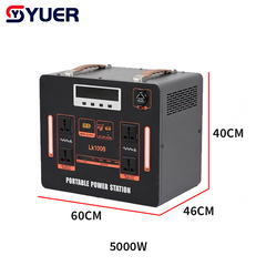 YUER™ 2500W/3500W/5000W/6000W Outerproof Portable Power Station Solar Generator For Camping RV Emergency Lifepo4 Battery Home Essential