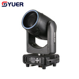 YUER™️ NEW Mini 295W Beam Spot Moving Head Light With LED Ring Double Prism Stage Light DMX512 For DJ Disco Wedding Effect