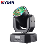 YUER™️NEW LED Mini 2X3W Red+2X3W Green+2X3W Blue Moving Head Beam Light With Ring DMX512 For DJ Disco Stage Party Wedding Dance Floor