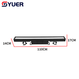 YUER™️ IP67 Waterproof 672x0.3W RGB+112x3W White Long Strip Strobe Light Racing Fash Misting Effect ACEM DMX Channel RDM For DJ Disco Party Wedding Dance Floor Music