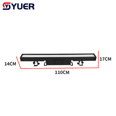 YUER™️ IP67 Waterproof 672x0.3W RGB+112x3W White Long Strip Strobe Light Racing Fash Misting Effect ACEM DMX Channel RDM For DJ Disco Party Wedding Dance Floor Music