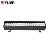 YUER™️ LED 42X3W RGB 3IN1 +63x1W White Curtain Light Wall Washer Lights With 14+21 fun horse racing effects DMX512 For DJ Club Disco Party Dance Floor