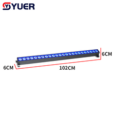 YUER™ 24x3W RGBW 4in1+ Auxiliary Light Wall Wash Light Wash Effect DMX512 App Remote Control For DJ Disco Party Bar Club Wedding Stage Lighting