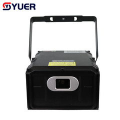 YUER™ NOUVEAU Projecteur Laser RGB 12W avec Contrôle APP Animation Faisceau Scanner Commande Vocale ILDA DMX512 Pour DJ Disco Scène Mariage Fête Bar