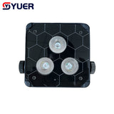 YUER™️ Battery Powered LED Par 3x18W RGBWA UV Wall Wash DMX Wireless Remote App Control Dj Club Home Party Wedding Stage Light Uplights