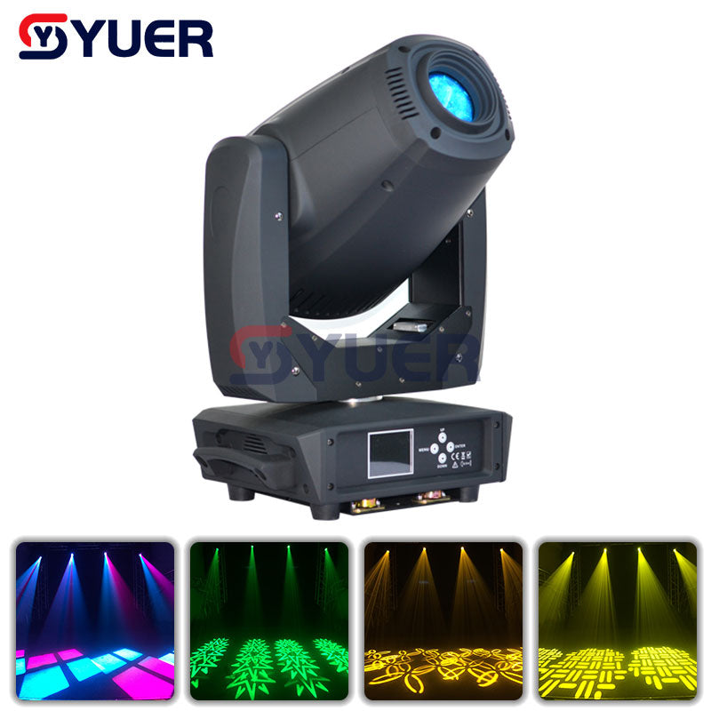 YUER™️ LED 230W Spot faisceau lumineux à tête mobile lavage Zoom modèle LED effet de scène lumières DMX512 contrôle de la musique DJ Disco Bar lampe équipement 