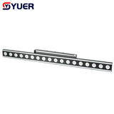 YUER™️LED 18X3W Golden Point Control Wall Washer Light With 120X0.5W RGB 3IN1+Horse Racing Effect DMX512 For DJ Club Disco Party Dance Floor
