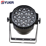 YUER™ 19x15w LED RGBW 4in1 Wash Beam Zoom Effect Par Lights Aluminum Case Strobe DMX Music Dj Disco Stage Chirstmas Background