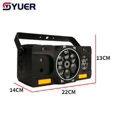 YUER™ 6x8W RGBW 4in1 Bee Eye Stage Effect Light Gobo Laser Effect DMX512 Remote Control For DJ Disco Wedding Event Party Bar Club