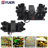 YUER™️ Four-headed Concierge Flower Director Confetti Machine DMX Control For DJ Disco Party Stage Effect Light Nightclub Bar Light