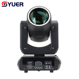 YUER™️NEW Mold 150W LED With Ring Beam Spot Moving Head Light With 18 Rotating Prism Rainbow Effect DMX Disco Party CLub Stage Lights