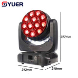 YUER™️ Professional 12x40W LED RGBW 4in1 Zoom Wash LED Moving Head Light Beam Effect Light For DJ Bar Stage KTV Nightclub