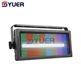 YUER™️ 400W Waterproof Strobe Light 672x0.25W RGB 3in1 LED + 96x3W CREE LED Dmx Strobe Flash Lights Professional DJ Disco Stage Lights