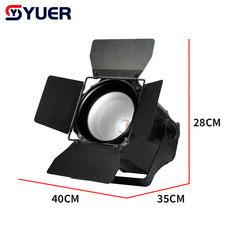YUER™ 200W Warm/Cold White Spot Light Wash Effect DMX512 Sound Control For DJ Disco Party Bar Club Wedding Stage Lighting