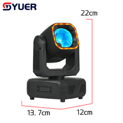 YUER™ 40W RGBW 4in1 Moving Head Light With Ring Beam Effect DMX512 Sound Control For DJ Disco Party Bar Club Wedding Stage Lighting