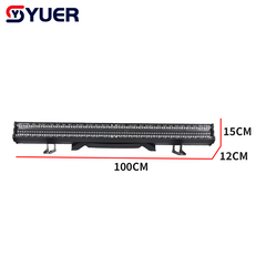 YUER™ 192x0.2W RGB + 96X2W White Strobe Light Horse Wash Effect DMX512 Sound Control For DJ Disco Party Bar Club Wedding Stage Effect Lighting