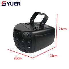 YUER™️ Butterfly Effect Light 32x100MW RGB Laser Beam Projector Party Stage Lighting Indoor Dance Bar Club Laser Night Wedding Lamp