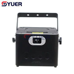 YUER™️ NUEVO ILDA 8W Escáner de animación RGB Líneas láser Proyector de luz de escenario DMX DJ Disco Dance Bar Luz láser profesional