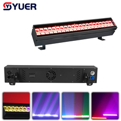 YUER™️ LED 42X3W RGB 3EN1 +63x1W Luces Blancas de Cortina Bañador de Pared con Efectos de Persecución de Caballos de 14+21 DMX512 para DJ Club Discoteca Fiesta Pista de Baile