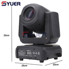 YUER™️ Lumière principale mobile de lavage de tache de 85W DMX 11/13CH contrôle de musique DJ Disco scène de fête de mariage piste de danse spectacle d'éclairage de Concert 