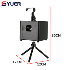 YUER™ Mini 1W 2W RGB Battery Animation Laser Light With Stand DMX512 APP Control For DJ Disco Party Bar Club Wedding Stage Lighting