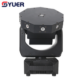 YUER™️NEW LED 1X50MW Green +9x150MW Red Moving Head Laser Light Z-axis With Stepless Rotation Voice Control Master-slave DMX512 For DJ Disco Party Bar Club Wedding