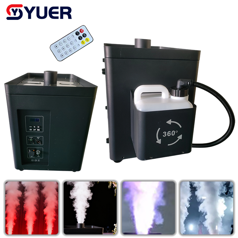 Machine à brouillard YUER™️3300W avec LED 32X9W RGB Télécommande sans fil DMX512 Pour DJ Mariage Célébration Dmx Télécommande Fête Dj Disco Éclairage de scène