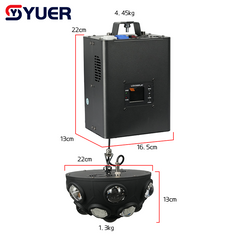 YUER™ 13x10W RGBW 4in1+ Red Green Laser Magic Ball Lifting Light DMX512 Sound Control For DJ Disco Party Bar Club Wedding Stage Effect Lighting