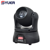 YUER™️ NEW Mold MINI LED 60W RGBW Beam Moving Head Light  DMX512 Stage Light For Home Entertainment Professional Stage Music Party