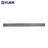 YUER™️ 36X3W LED RGB 3IN1 Pixel Control Wall Washer Light With 126X2W White LED Strips Strobe Dyeing Effect DMX512 For DJ Disco Stage Dance Music Bar