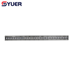 YUER™️ 36X3W LED RGB 3IN1 Pixel Control Wall Washer Light With 126X2W White LED Strips Strobe Dyeing Effect DMX512 For DJ Disco Stage Dance Music Bar