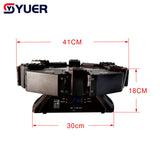 YUER™ Smart 6 Heads Moving Head Beam Laser Light RGB Floral Color Laser Light Projector Unlimited Rotating Disco Laser Light