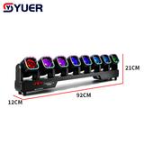YUER™ LED 8x40W RGBW 4IN1 Beam 8-Heads Moving Head Light With RGB LED Strip DMX512 For Concert Dj Disco Club Wedding Party Decoration Stage Lighting