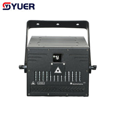 YUER™️ 10W 12W 15W con escáner de animación 3D ILDA para escenario, luz láser DJ con control por APP, proyector de haces DMX para bar, club, discoteca, fiesta de Navidad, boda, espectáculo